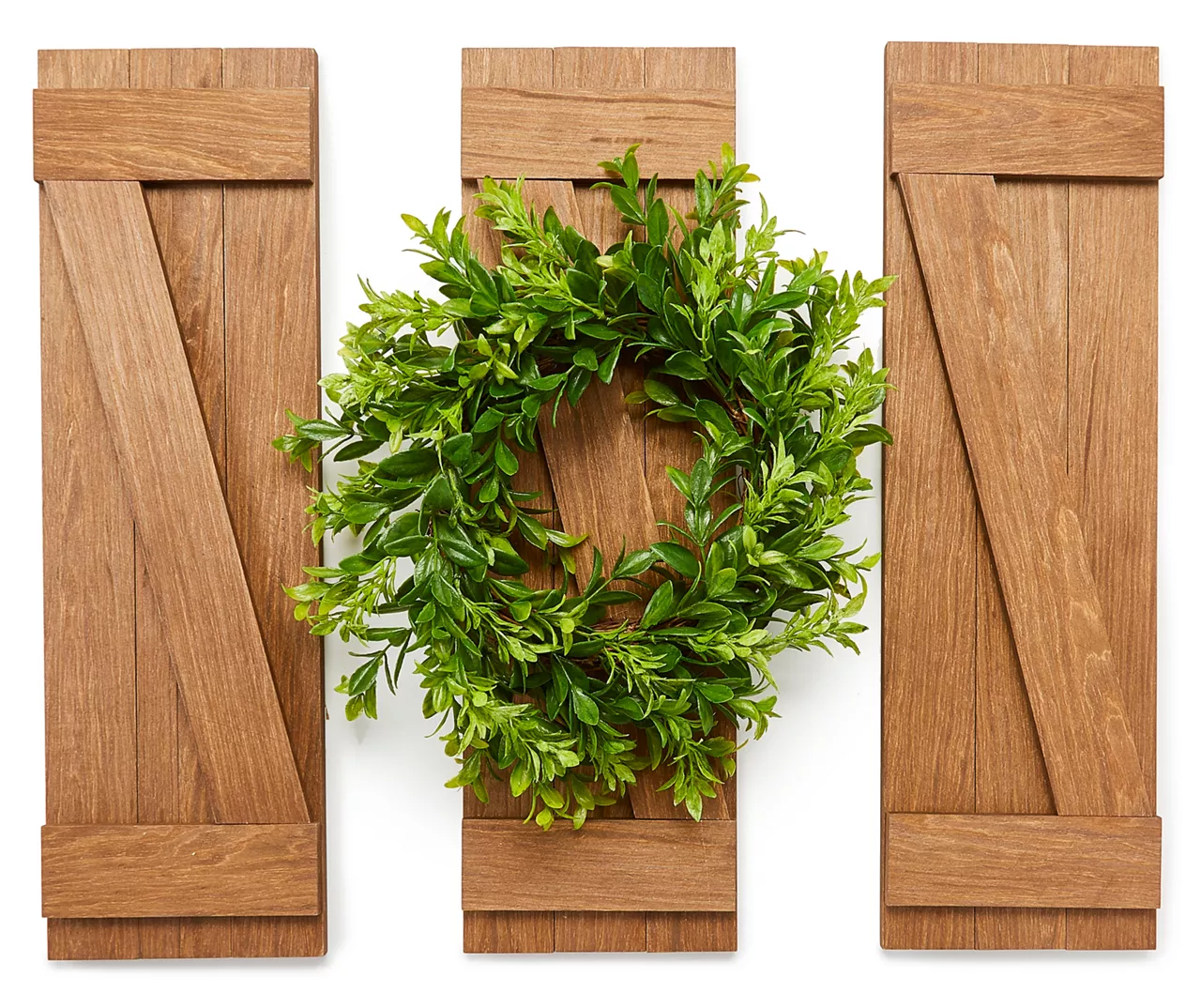 Panel & Wreath 3-Piece Wall Decor Set - Image 2