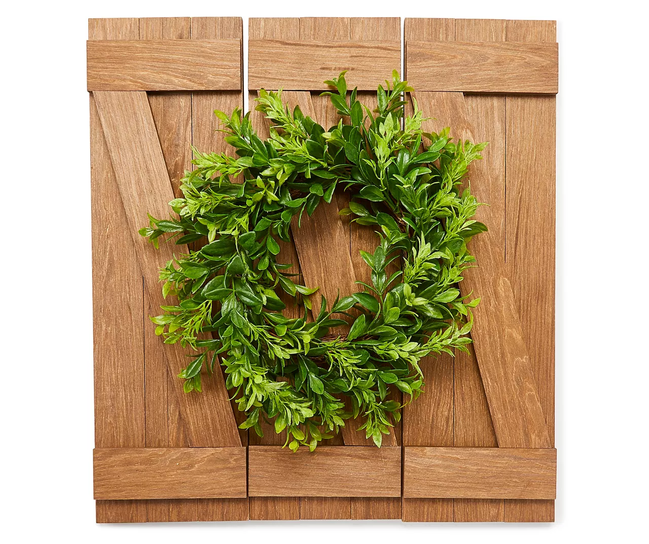 Panel & Wreath 3-Piece Wall Decor Set