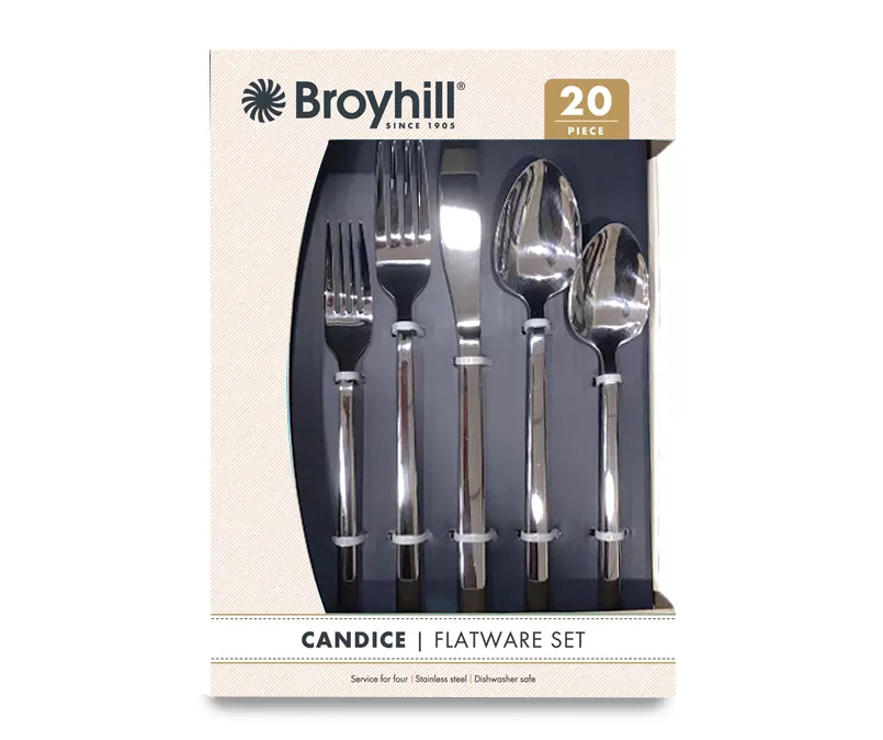 Stainless Steel Candice 20-Piece Flatware Set