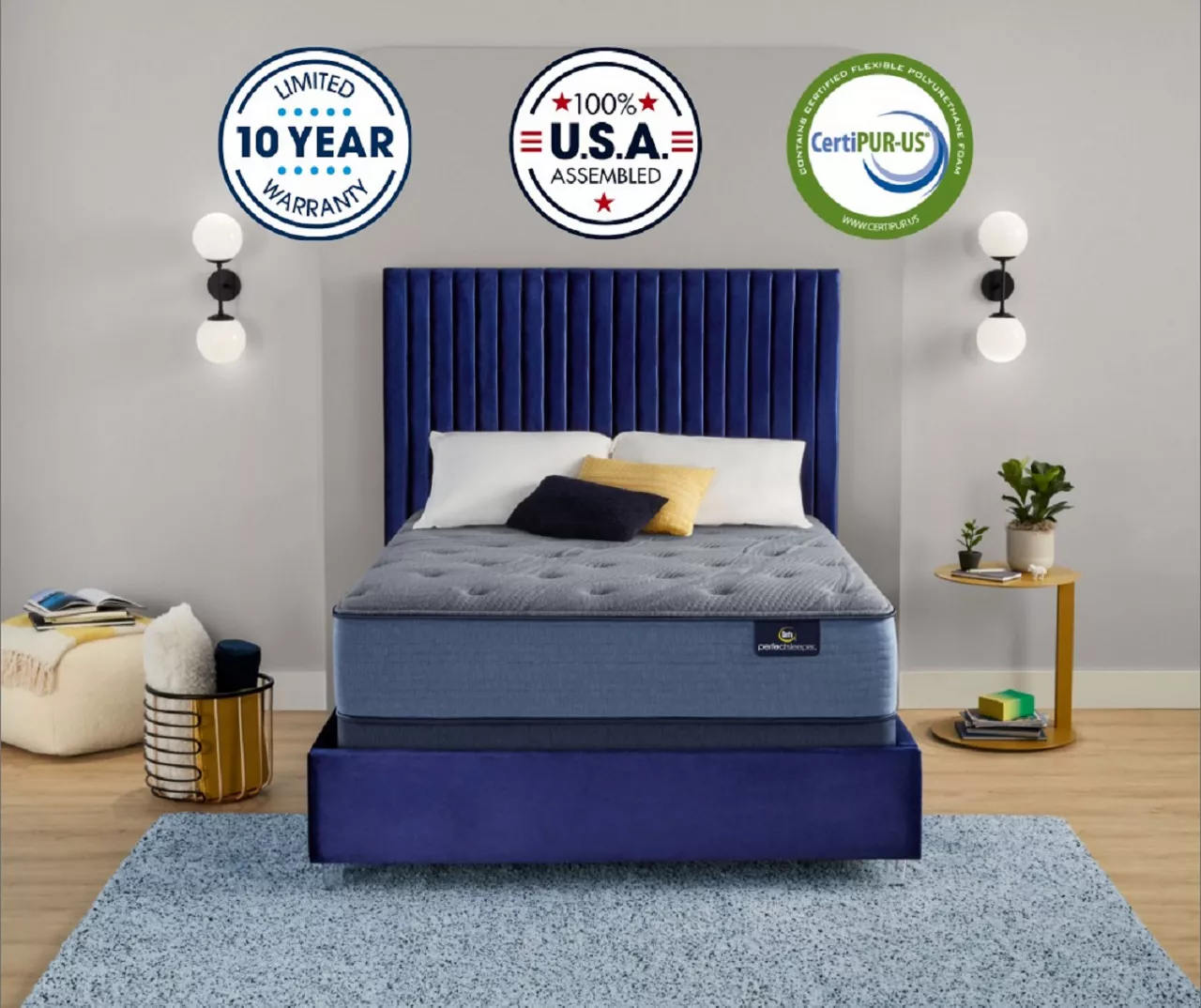 Serta Perfect Sleeper Seymour Plush Mattress - Image 8