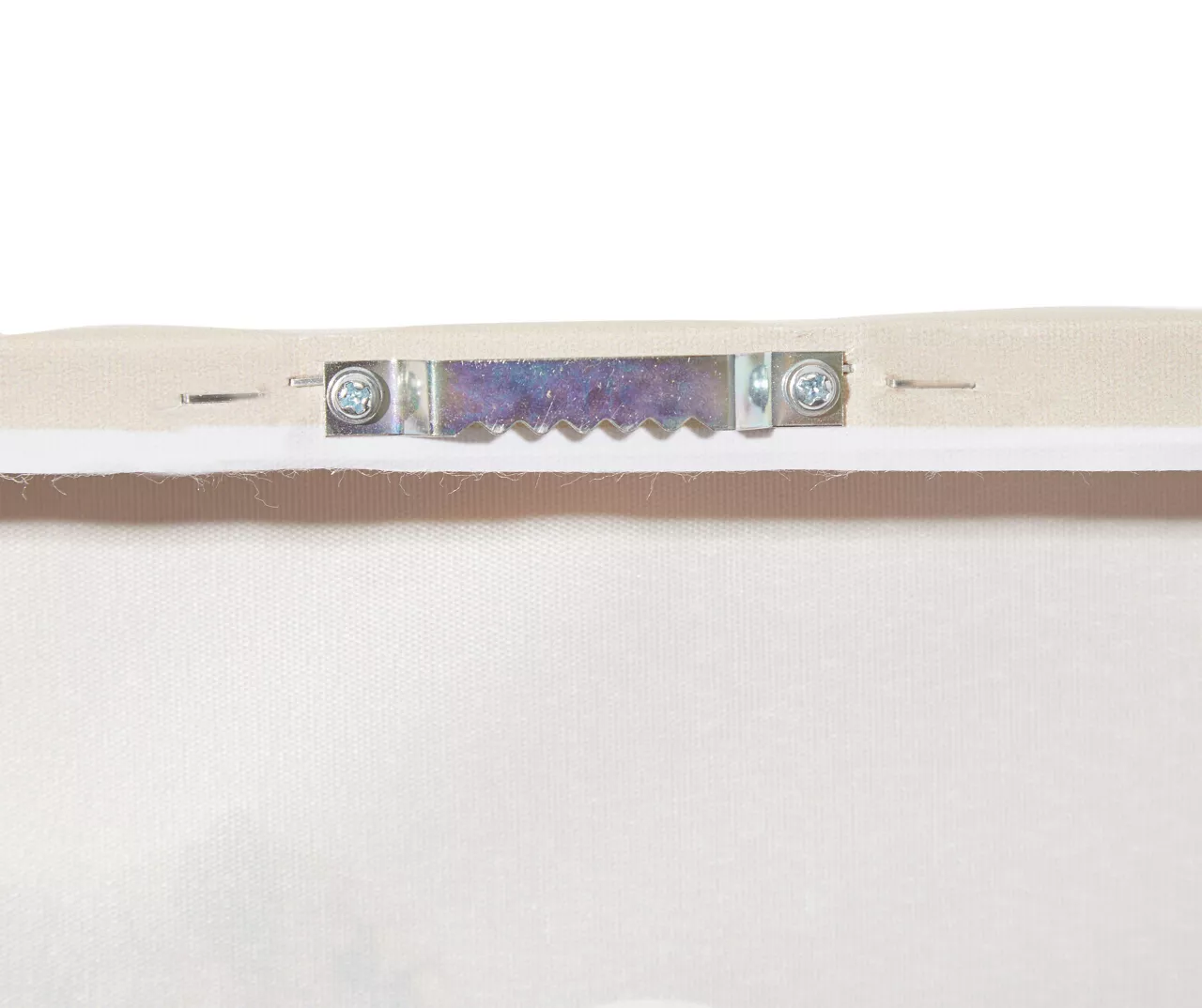 Blue & White Abstract Ocean 1 Wrapped Canvas - Image 3