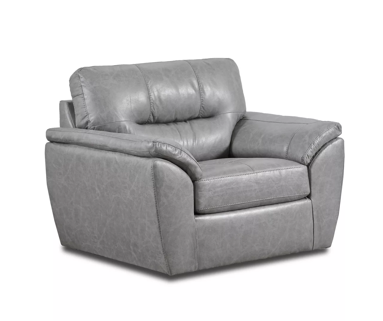 Clifton Ridge Stone Vegan Leather Swivel Chair - Image 2