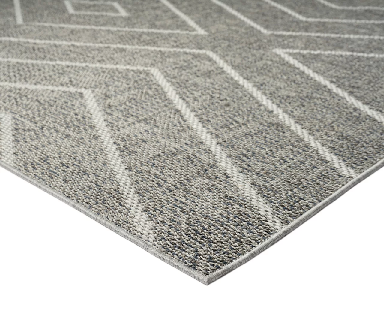 Jani Lagos Gray Geometric Outdoor Area Rug, (5' X 7') - Image 5