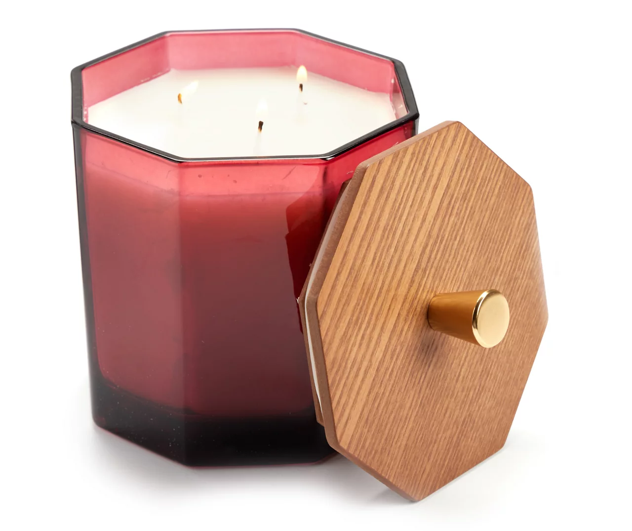 Festive Gathering Frasier Apple Wreath 3-Wick Candle, 23.5 Oz. - Image 2