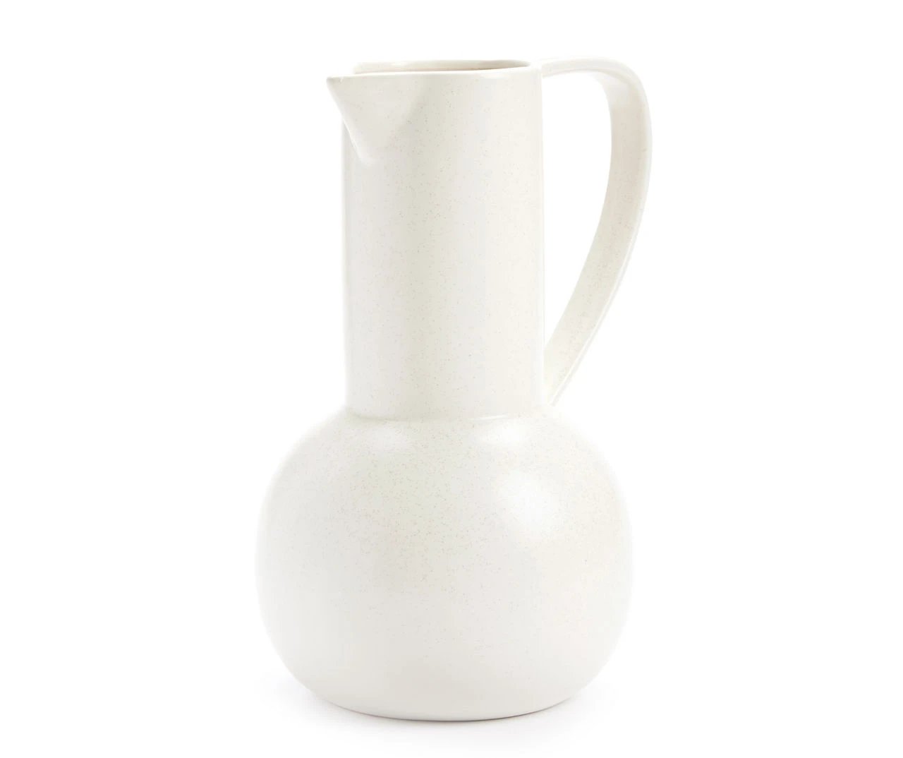 Homeward White Ceramic Vase With Handle - Image 2